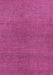 Machine Washable Abstract Purple Modern Area Rugs, wshabs1607pur