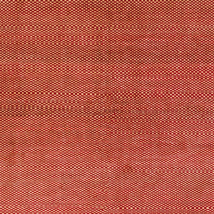 Square Abstract Indian Saffron Orange Modern Rug, abs1607