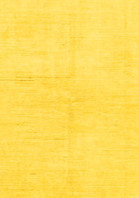 Solid Yellow Modern Rug, abs1608yw