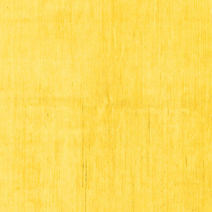 Square Solid Yellow Modern Rug, abs1608yw