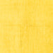 Square Solid Yellow Modern Rug, abs1608yw