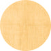 Round Solid Brown Modern Rug, abs1608brn