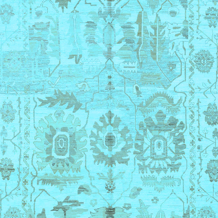Abstract Light Blue Modern Rug, abs1609lblu
