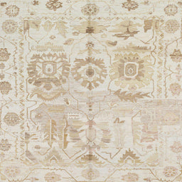 Square Abstract Tan Brown Gold Modern Rug, abs1609