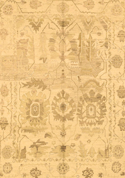 Abstract Brown Modern Rug, abs1609brn