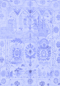 Abstract Blue Modern Rug, abs1609blu