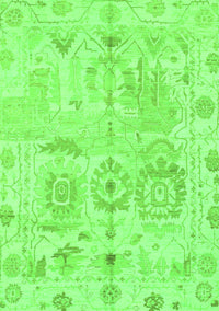 Abstract Green Modern Rug, abs1609grn