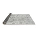 Sideview of Abstract Gray Modern Rug, abs1609gry