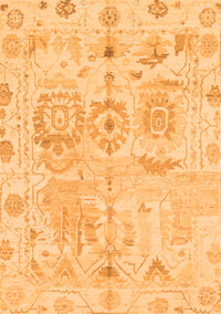 Abstract Orange Modern Rug, abs1609org