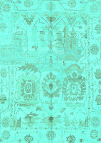 Abstract Turquoise Modern Rug, abs1609turq