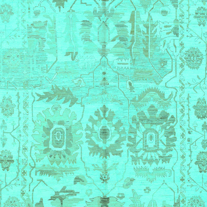 Abstract Turquoise Modern Rug, abs1609turq