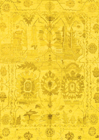 Abstract Yellow Modern Rug, abs1609yw