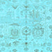 Square Abstract Light Blue Modern Rug, abs1609lblu