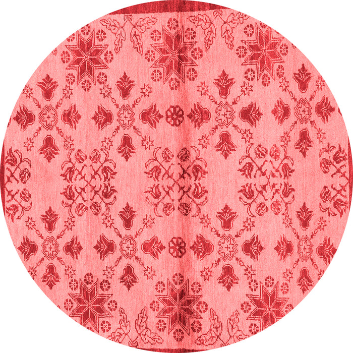 Machine Washable Abstract Red Modern Rug, wshabs160red