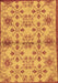 Abstract Brown Modern Rug, abs160brn