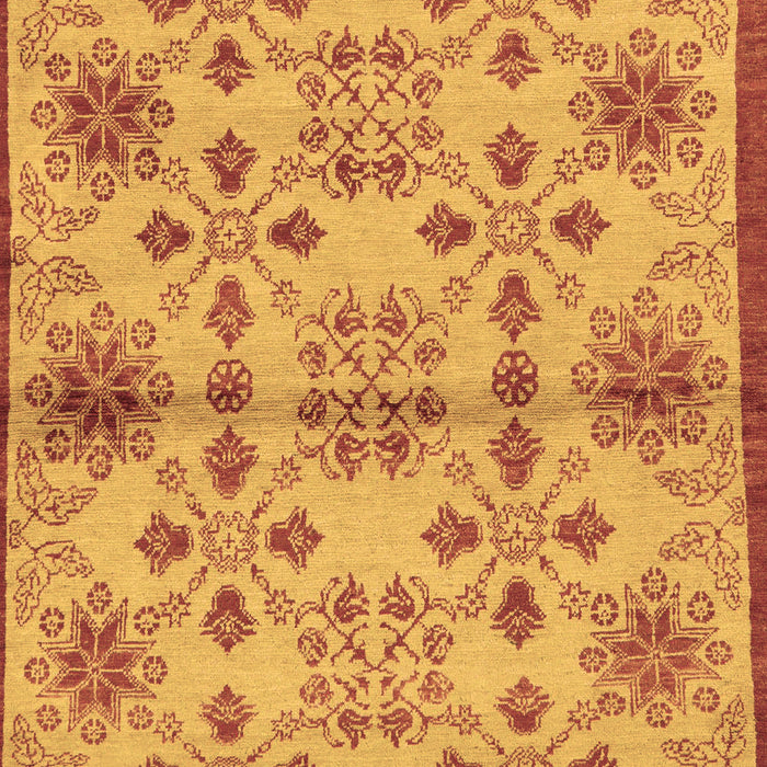 Abstract Brown Modern Rug, abs160brn
