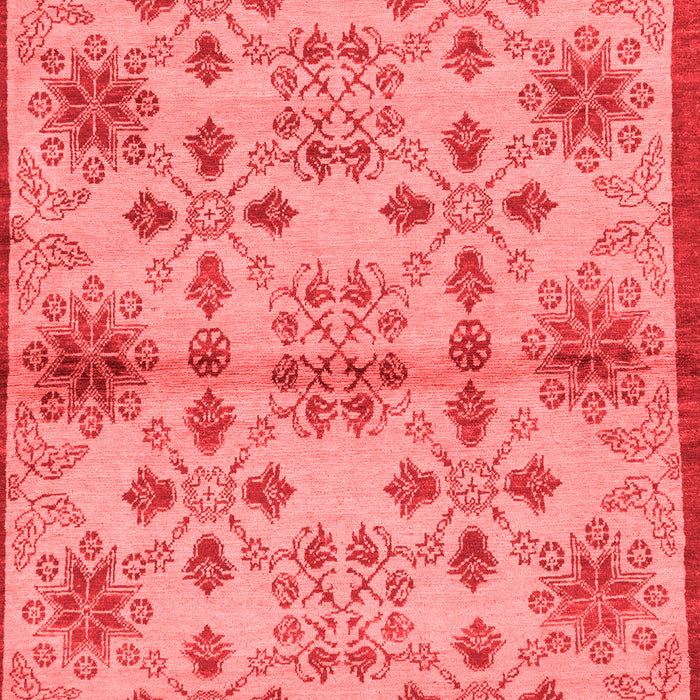 Abstract Red Modern Area Rugs