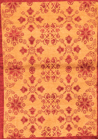 Abstract Orange Modern Rug, abs160org