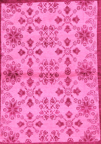 Abstract Pink Modern Rug, abs160pnk