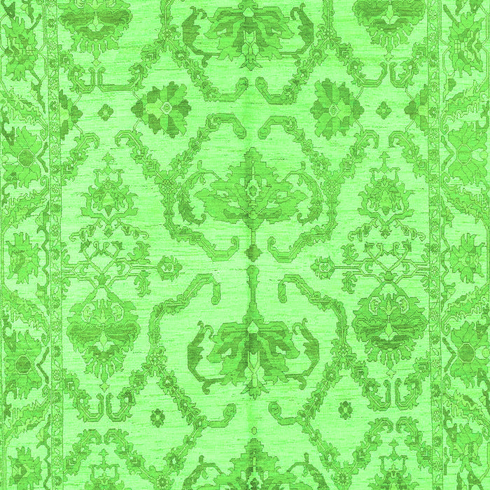 Machine Washable Abstract Green Modern Area Rugs, wshabs1610grn