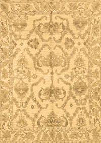 Abstract Brown Modern Rug, abs1610brn