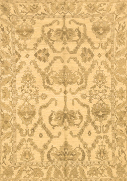 Abstract Brown Modern Rug, abs1610brn