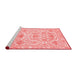 Modern Red Washable Rugs