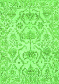 Abstract Green Modern Rug, abs1610grn