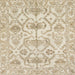 Square Machine Washable Abstract Camel Brown Rug, wshabs1610