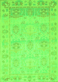 Oriental Green Traditional Rug, abs1611grn