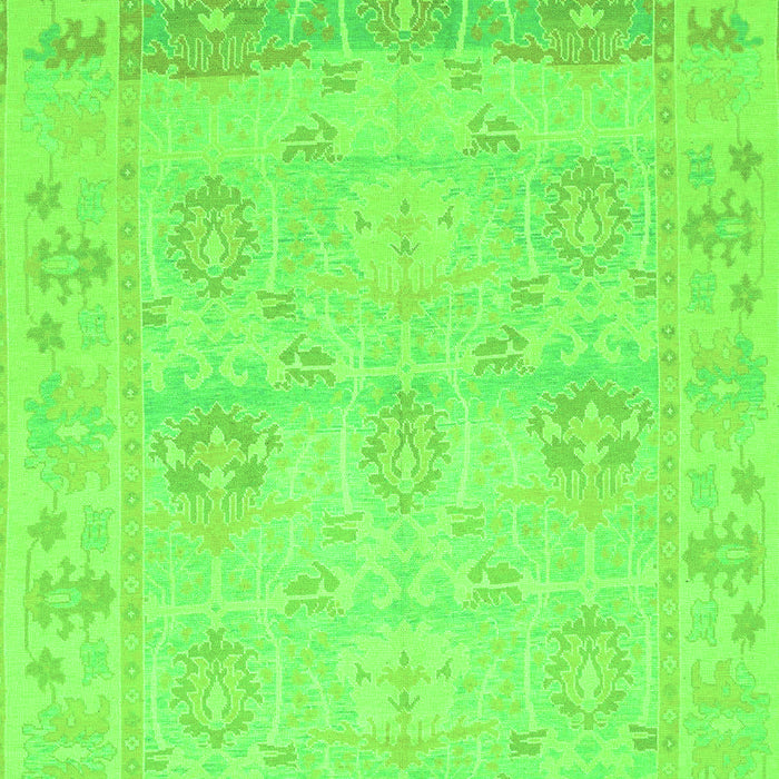 Oriental Green Traditional Rug, abs1611grn