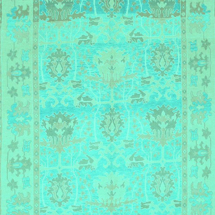 Oriental Turquoise Traditional Rug, abs1611turq