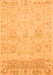 Oriental Orange Traditional Rug, abs1611org