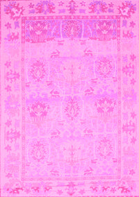 Oriental Pink Traditional Rug, abs1611pnk