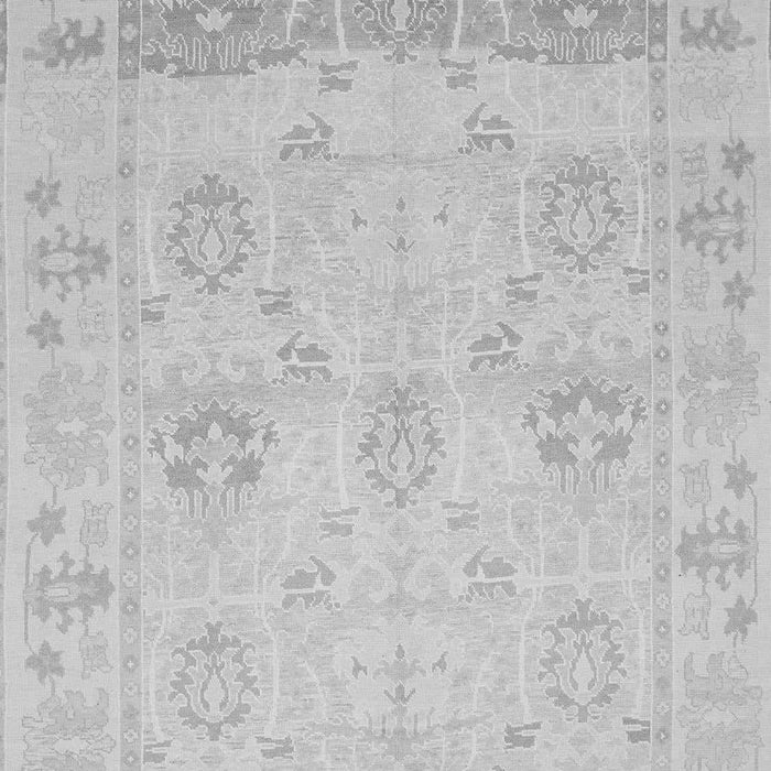 Machine Washable Oriental Gray Traditional Rug, wshabs1611gry