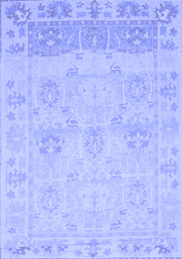 Oriental Blue Traditional Rug, abs1611blu