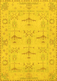 Oriental Yellow Traditional Rug, abs1612yw