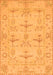 Machine Washable Oriental Orange Traditional Area Rugs, wshabs1612org