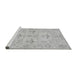 Sideview of Machine Washable Oriental Gray Traditional Rug, wshabs1612gry