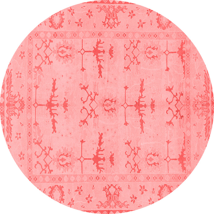 Machine Washable Oriental Red Traditional Rug, wshabs1612red