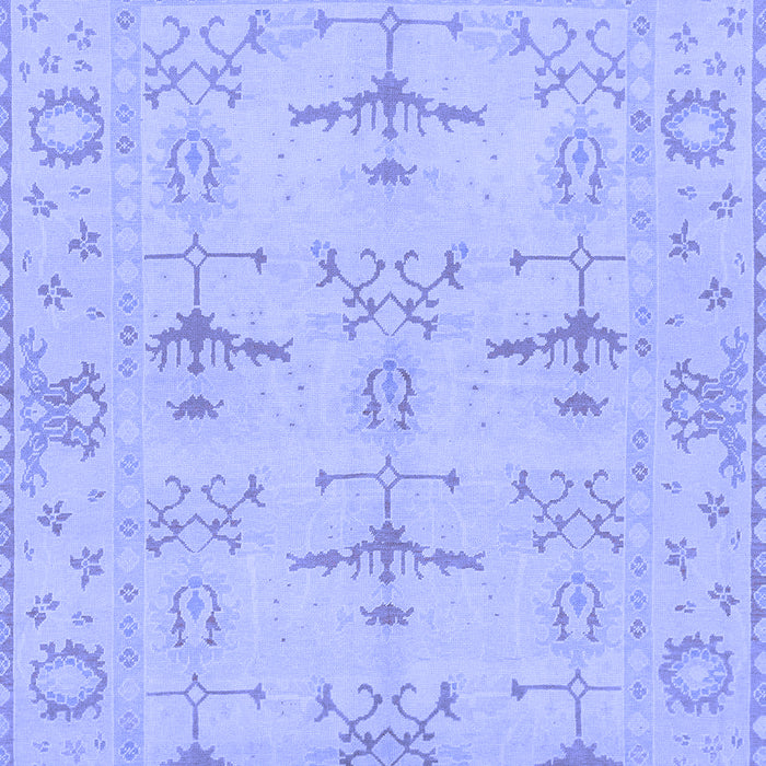 Machine Washable Oriental Blue Traditional Rug, wshabs1612blu