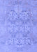 Machine Washable Oriental Blue Traditional Rug, wshabs1613blu