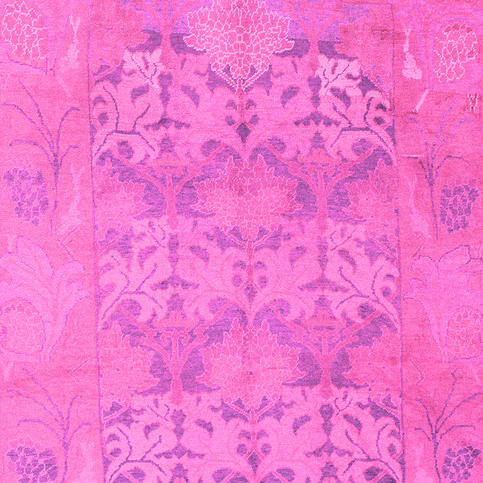 Machine Washable Oriental Pink Traditional Rug, wshabs1613pnk