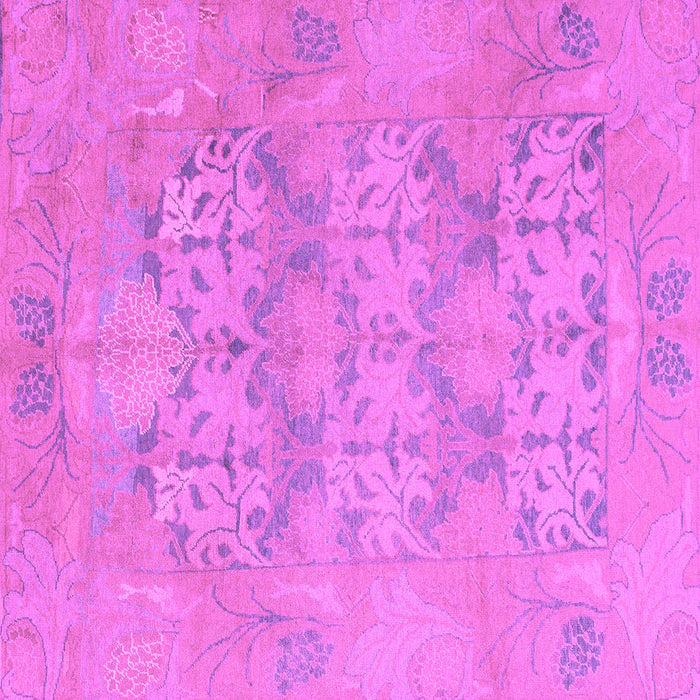 Square Oriental Purple Traditional Rug, abs1613pur