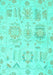 Oriental Turquoise Traditional Rug, abs1614turq