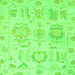 Square Oriental Green Traditional Rug, abs1614grn