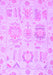 Machine Washable Oriental Purple Traditional Area Rugs, wshabs1614pur