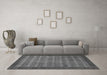 Machine Washable Abstract Gray Modern Rug in a Living Room,, wshabs1615gry