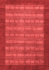 Abstract Red Modern Rug, abs1615red