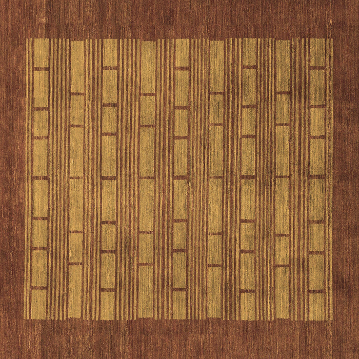 Square Abstract Brown Modern Rug, abs1615brn